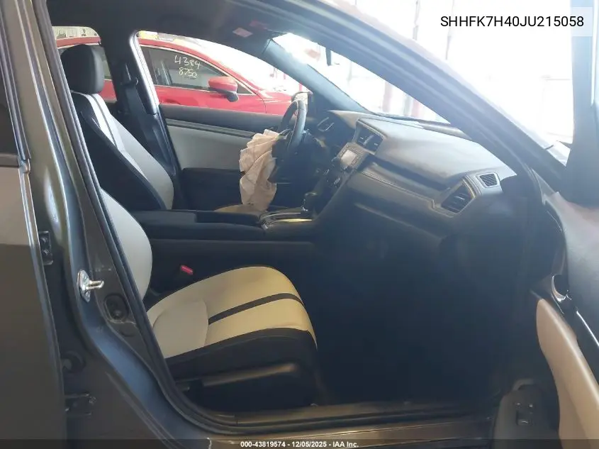 SHHFK7H40JU215058 2018 Honda Civic Sport