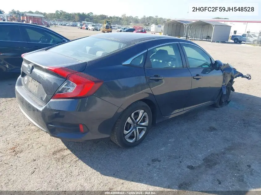 2HGFC2F59JH548528 2018 Honda Civic Lx