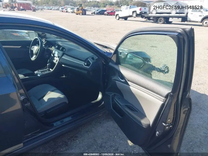 2HGFC2F59JH548528 2018 Honda Civic Lx