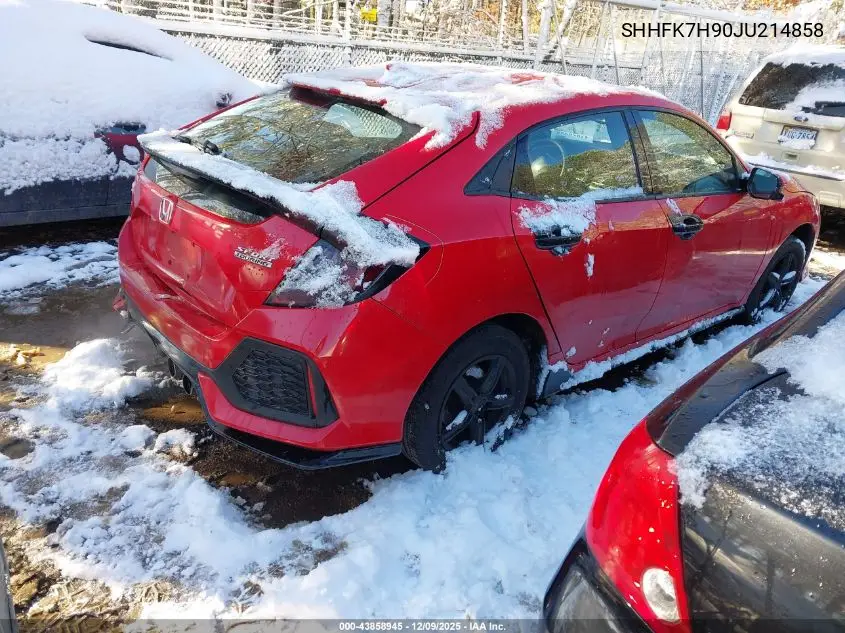 SHHFK7H90JU214858 2018 Honda Civic Sport Touring