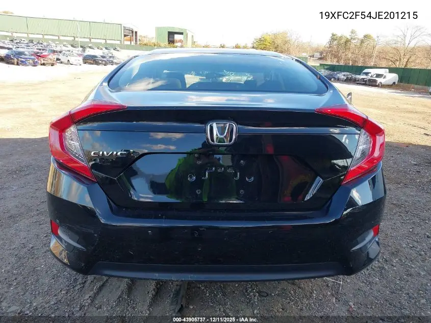 19XFC2F54JE201215 2018 Honda Civic Lx