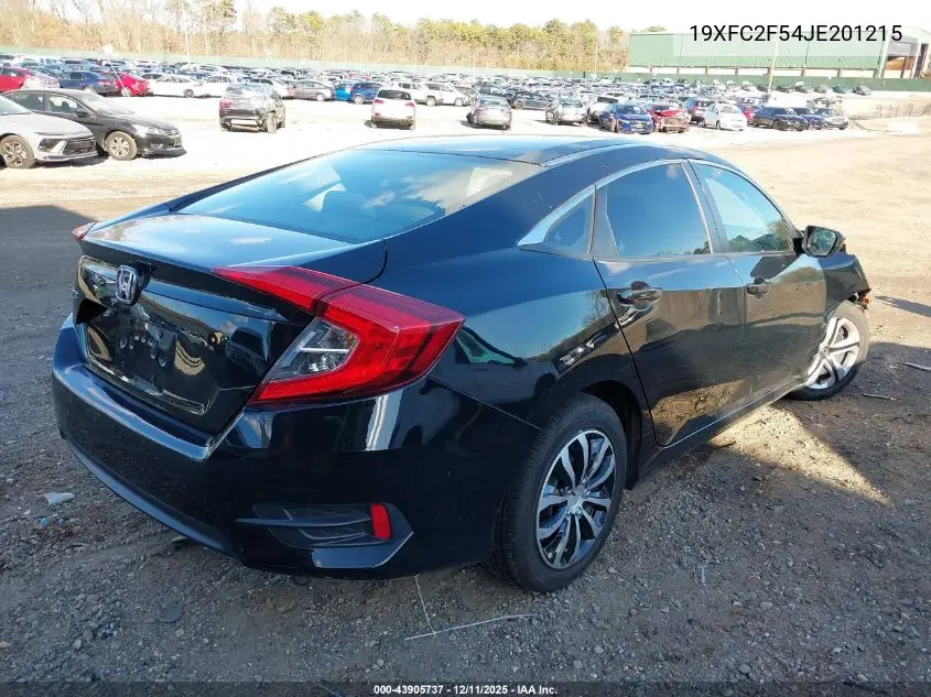 19XFC2F54JE201215 2018 Honda Civic Lx