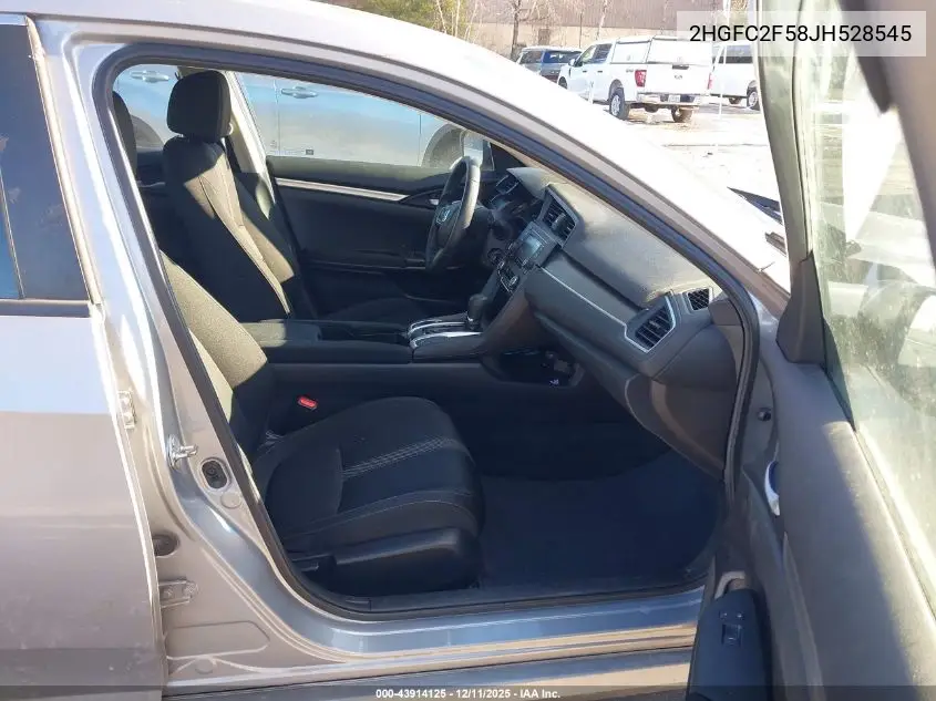 2HGFC2F58JH528545 2018 Honda Civic Lx