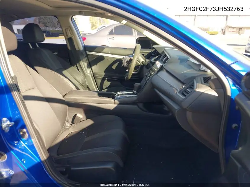 2HGFC2F73JH532763 2018 Honda Civic Ex