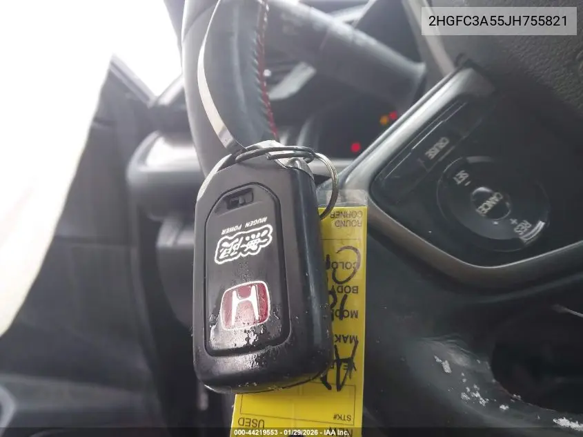 2HGFC3A55JH755821 2018 Honda Civic Si