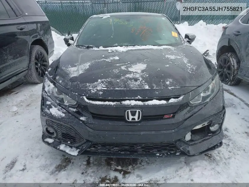 2HGFC3A55JH755821 2018 Honda Civic Si