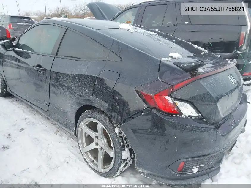2HGFC3A55JH755821 2018 Honda Civic Si