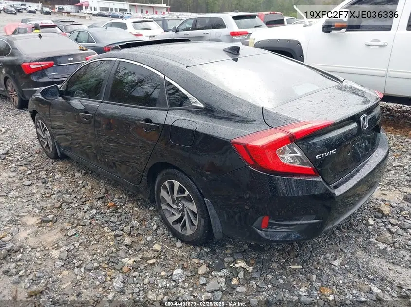 19XFC2F7XJE036336 2018 Honda Civic Ex