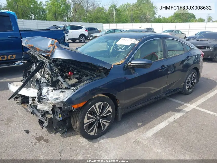 JHMFC1F39JX008632 2018 Honda Civic Ex-T