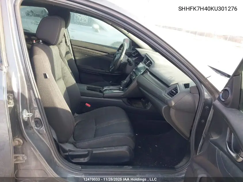 SHHFK7H40KU301276 2019 Honda Civic Sport