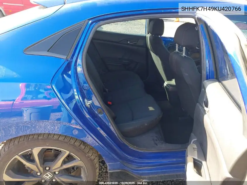 SHHFK7H49KU420766 2019 Honda Civic Sport