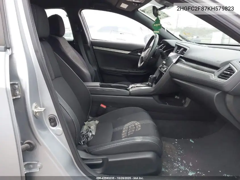 2HGFC2F87KH579823 2019 Honda Civic Sport