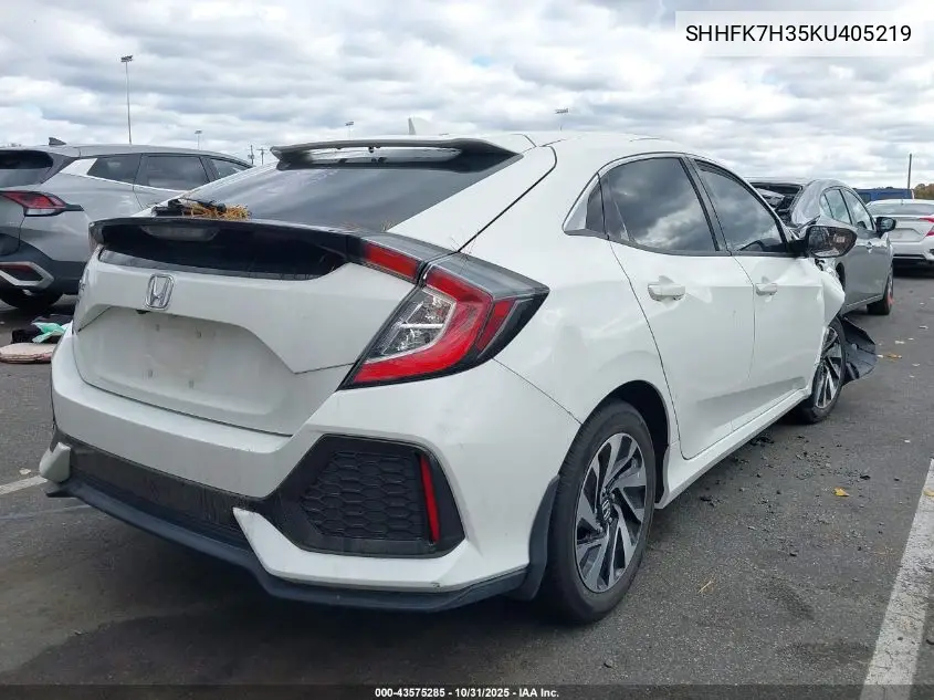 SHHFK7H35KU405219 2019 Honda Civic Lx