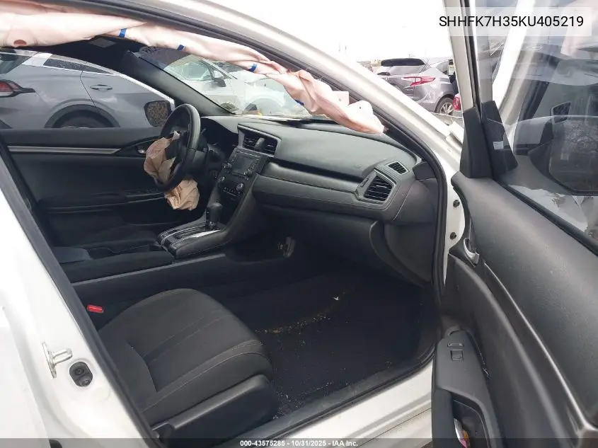SHHFK7H35KU405219 2019 Honda Civic Lx