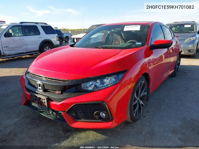 2HGFC1E59KH701082 2019 Honda Civic Si