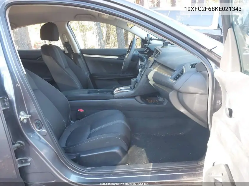 19XFC2F68KE021343 2019 Honda Civic Lx