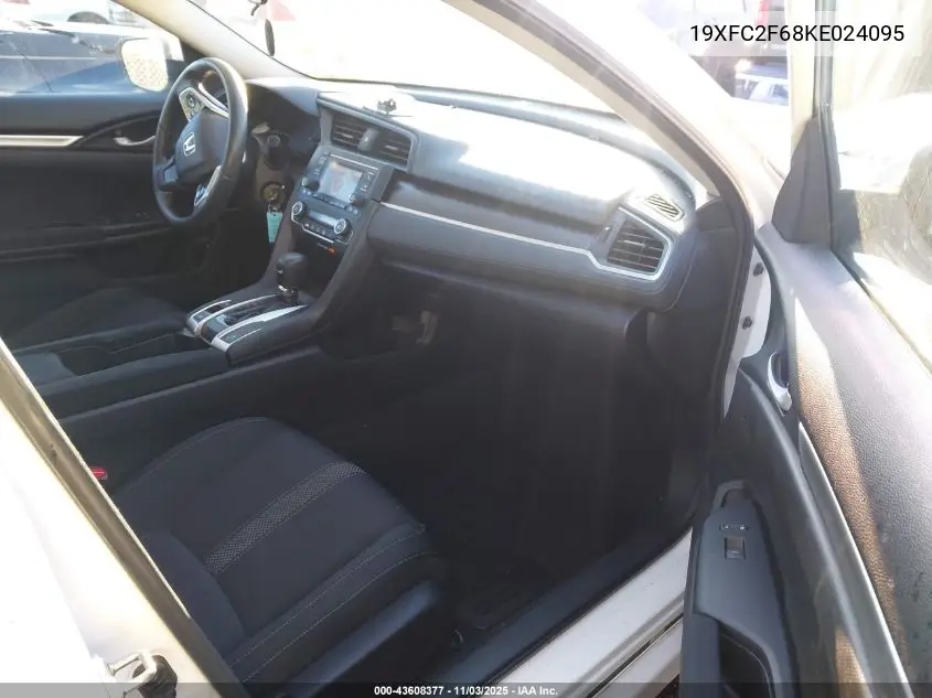 19XFC2F68KE024095 2019 Honda Civic Lx