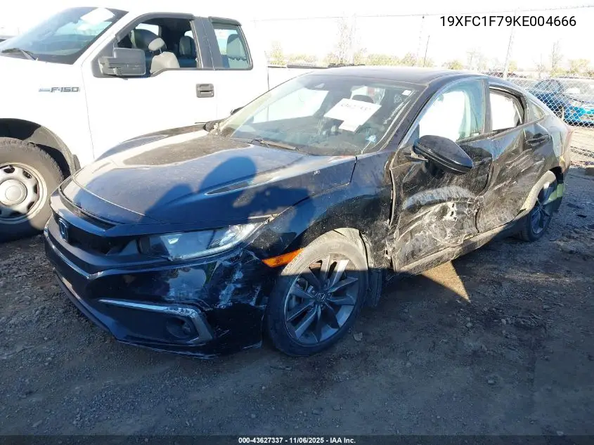 19XFC1F79KE004666 2019 Honda Civic Ex-L