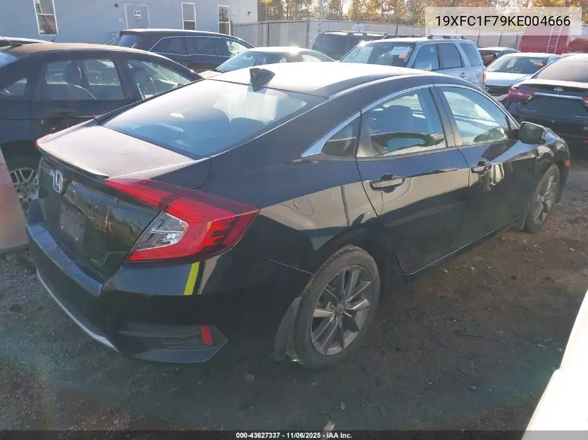19XFC1F79KE004666 2019 Honda Civic Ex-L