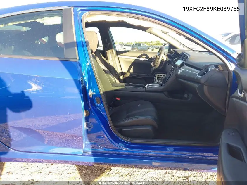 19XFC2F89KE039755 2019 Honda Civic Sport