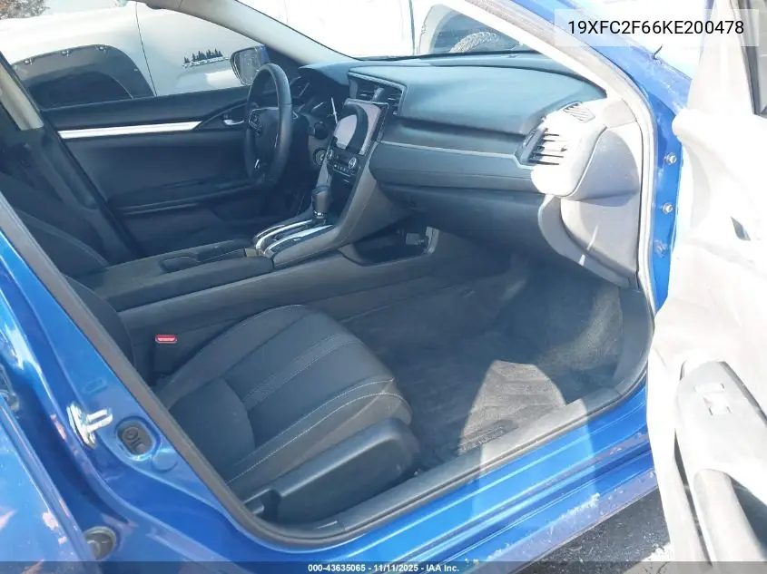 19XFC2F66KE200478 2019 Honda Civic Lx