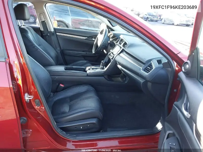 19XFC1F96KE203689 2019 Honda Civic Touring