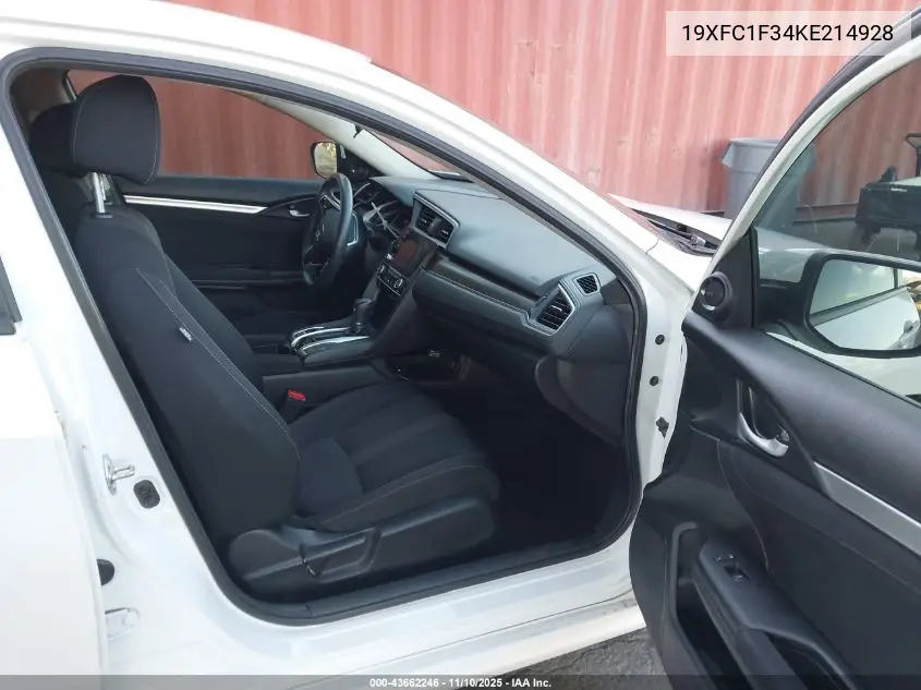 19XFC1F34KE214928 2019 Honda Civic Ex