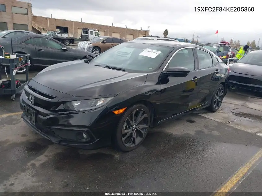 19XFC2F84KE205860 2019 Honda Civic Sport