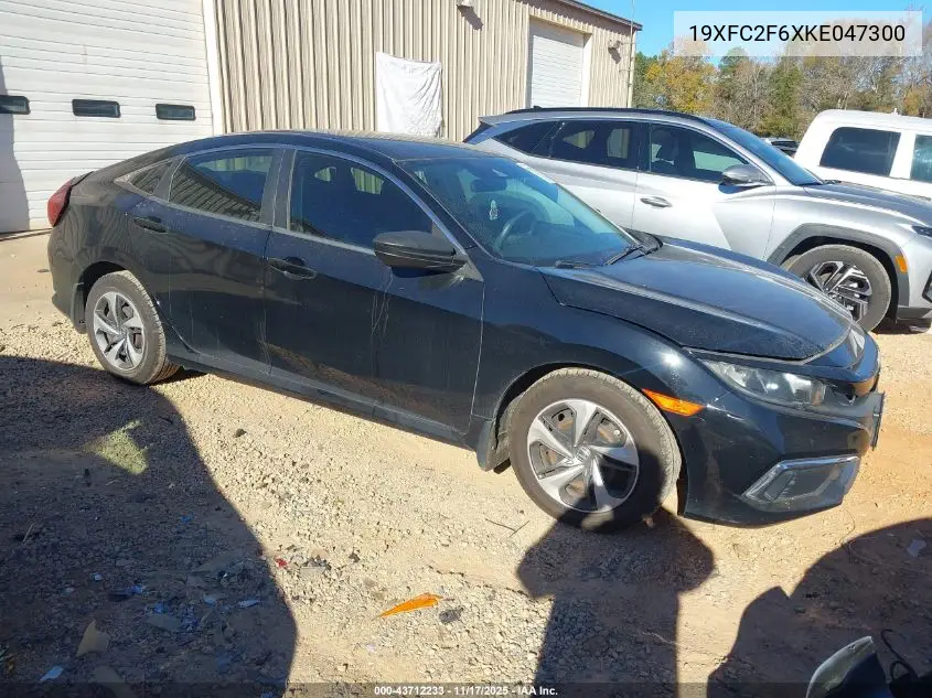 19XFC2F6XKE047300 2019 Honda Civic Lx