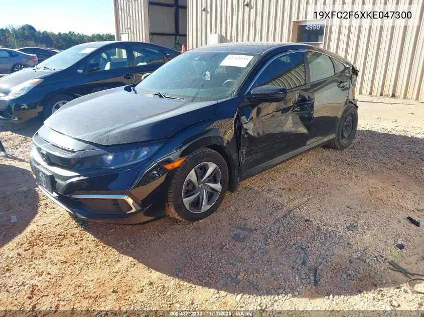 19XFC2F6XKE047300 2019 Honda Civic Lx