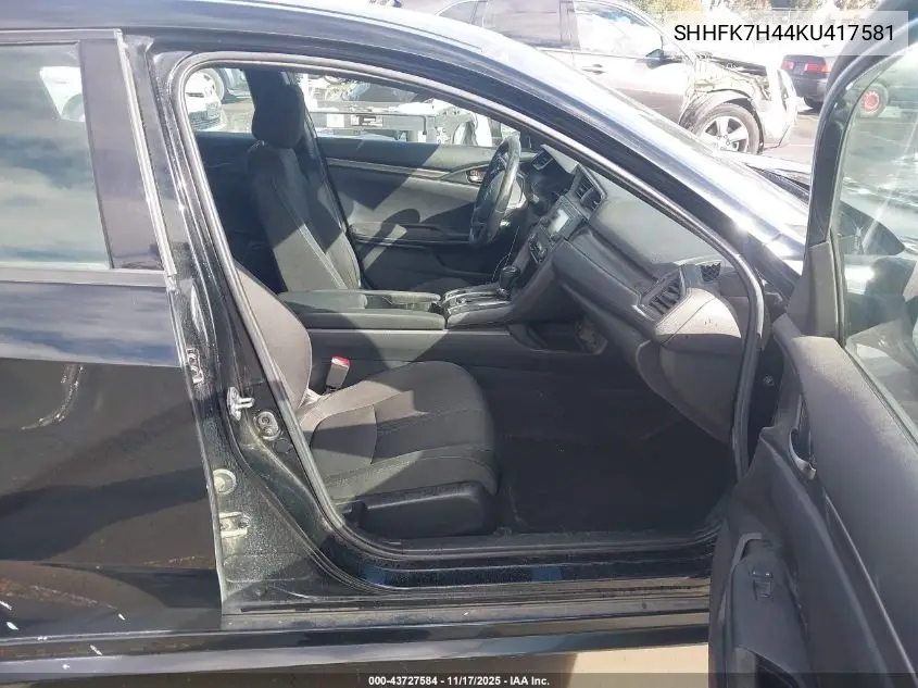 SHHFK7H44KU417581 2019 Honda Civic Sport