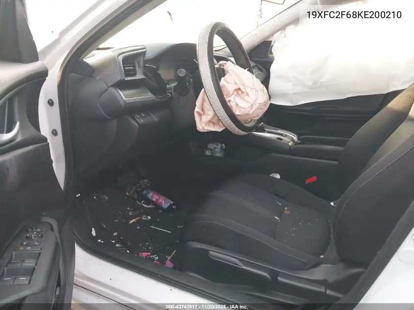 19XFC2F68KE200210 2019 Honda Civic Lx