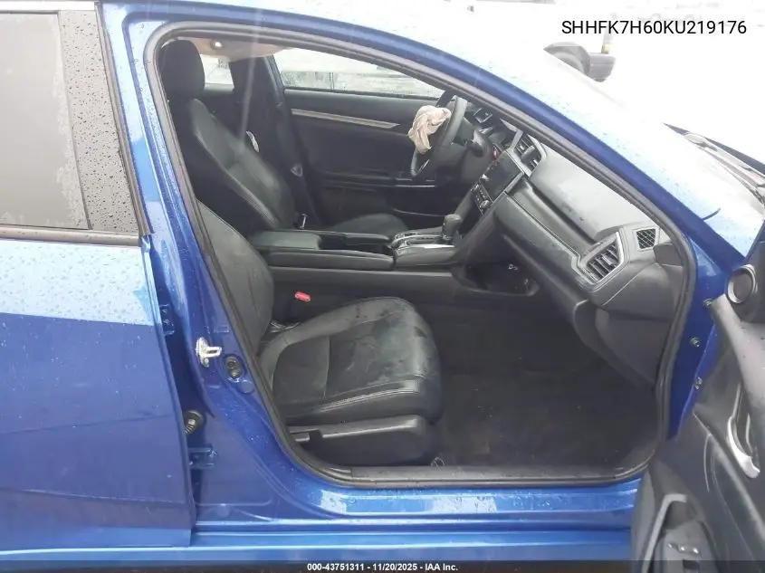 SHHFK7H60KU219176 2019 Honda Civic Ex