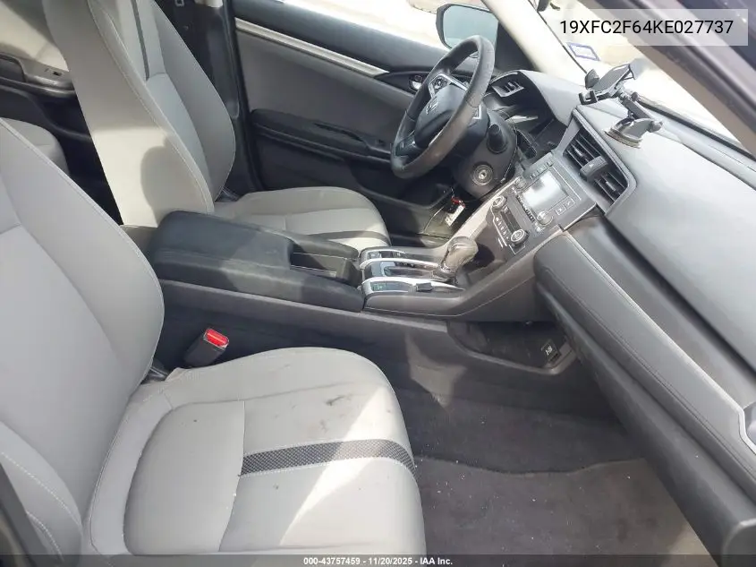 19XFC2F64KE027737 2019 Honda Civic Lx