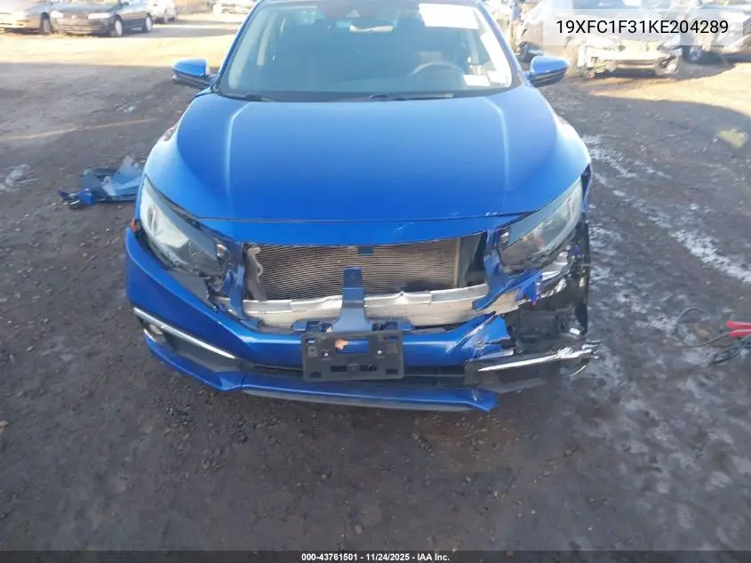19XFC1F31KE204289 2019 Honda Civic Ex