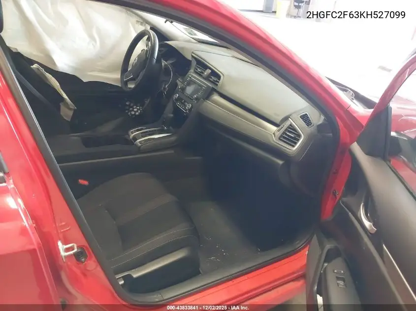 2HGFC2F63KH527099 2019 Honda Civic Lx