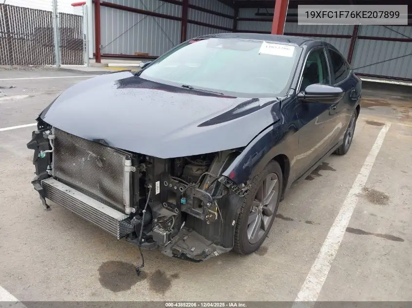 19XFC1F76KE207899 2019 Honda Civic Ex-L