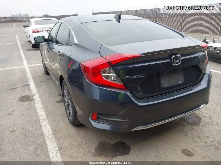 19XFC1F76KE207899 2019 Honda Civic Ex-L
