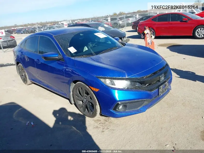 19XFC2F82KE015264 2019 Honda Civic Sport