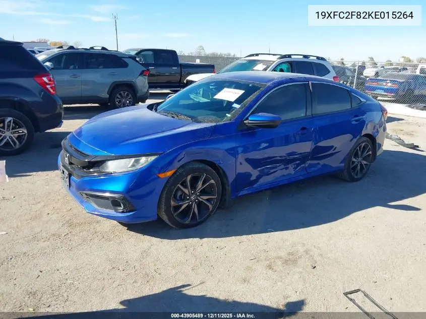 19XFC2F82KE015264 2019 Honda Civic Sport