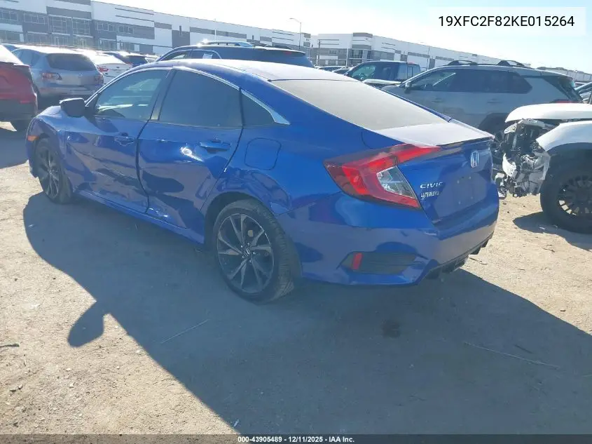 19XFC2F82KE015264 2019 Honda Civic Sport