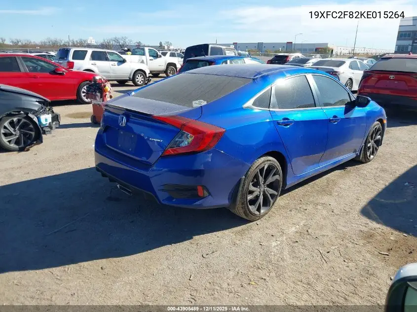 19XFC2F82KE015264 2019 Honda Civic Sport