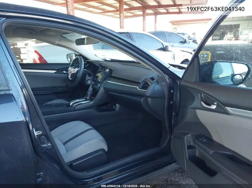 19XFC2F63KE041340 2019 Honda Civic Lx