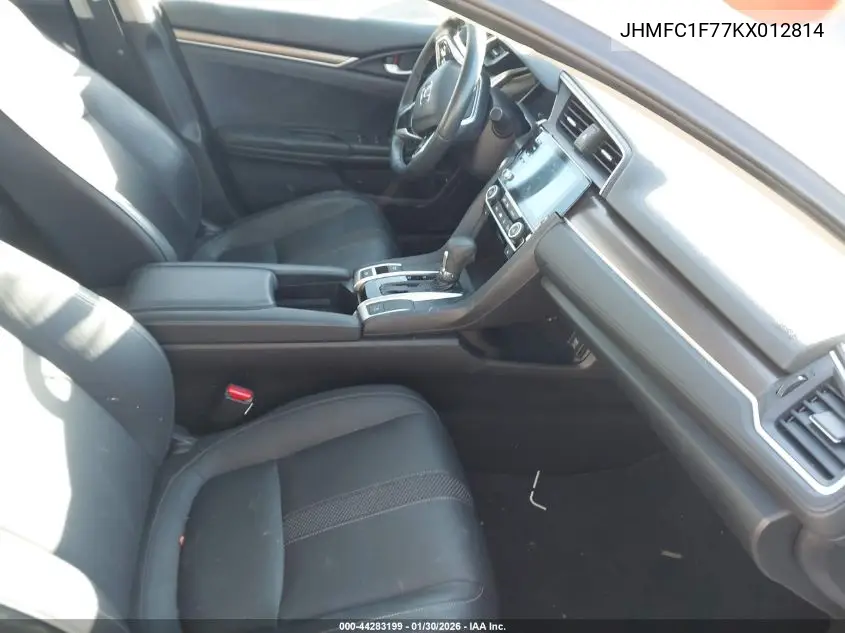JHMFC1F77KX012814 2019 Honda Civic Ex-L