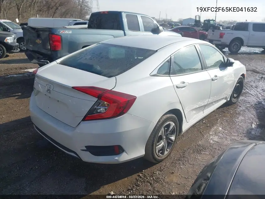 19XFC2F65KE041632 2019 Honda Civic Lx