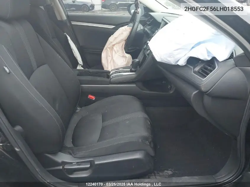 2HGFC2F56LH018553 2020 Honda Civic Lx