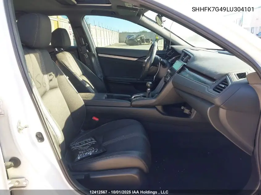 SHHFK7G49LU304101 2020 Honda Civic Sport
