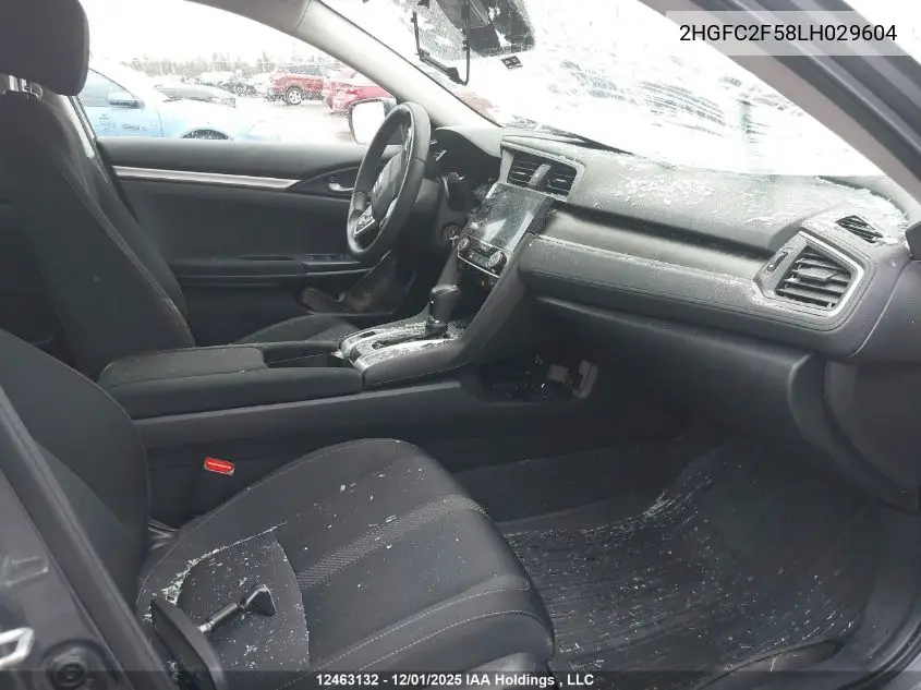 2HGFC2F58LH029604 2020 Honda Civic Lx