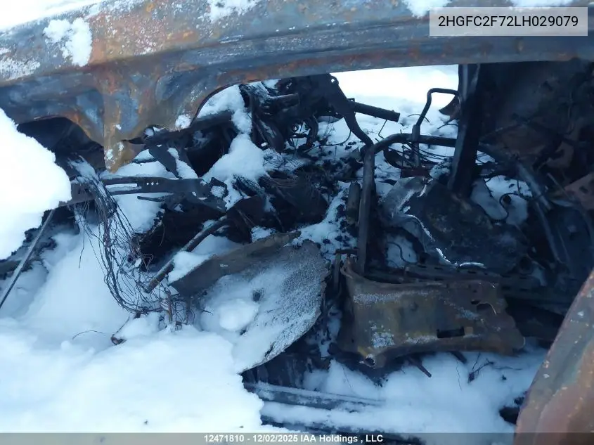 2HGFC2F72LH029079 2020 Honda Civic Ex