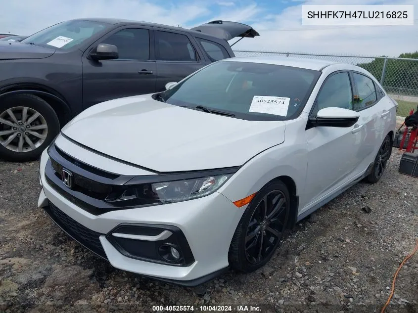 SHHFK7H47LU216825 2020 Honda Civic Sport